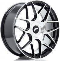 Set of 7.5x18" Japan Racing JR18 Gloss Black Machined