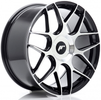 Set of 8.5x18" Japan Racing JR18 Gloss Black Machined
