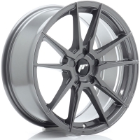 Set of 8.0x18" Japan Racing JR21 Hyper Gray
