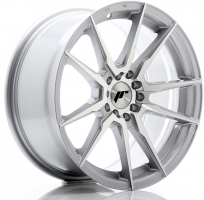 Set of 8.0x17" Japan Racing JR21 Silver Machined