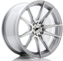 Set of 8.5x19" & 9.5x19 Japan Racing JR21 Silver Machined