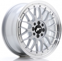 Set of 7.0x16" Japan Racing JR23 Hyper Silver Machined Lip