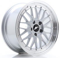 Set of 8.0x18" & 8.5x18 Japan Racing JR23 Hyper Silver Machined Lip