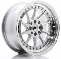 Set of 8.0x16" Japan Racing JR26 Silver Machined Face