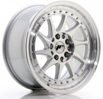 Set of 8.0x17" Japan Racing JR26 Silver Machined Face