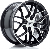 Set of 7.0x15" Japan Racing JR28 Gloss Black Machined Face