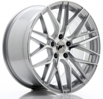 Set of 8.5x19" & 9.5x19 Japan Racing JR28 Silver Machined Face