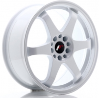 Set of 8.0x18" Japan Racing JR3 White