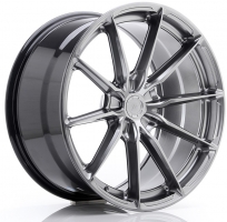 Set of 9.0x20" & 10.0x20 Japan Racing JR37 Hyper Black