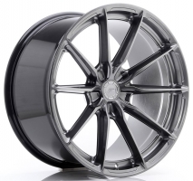 Set of 9.0x20" & 10.5x20 Japan Racing JR37 Hyper Black