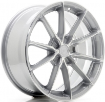Set of 8.0x18" Japan Racing JR37 Silver Machined Face