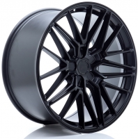 Set of 9.5x21" & 10.5x21 Japan Racing JR38 Matt Black