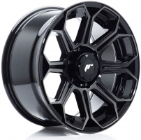 Set of 9.0x18" Japan Racing JRX11 Black Machined