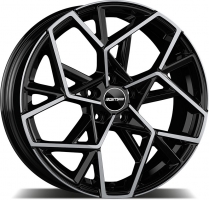 Set of 8.0x19" GMP Italia Cartesio Black Diamond