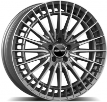 Set of 8.0x18" GMP Italia Qstar Anthracite Diamond
