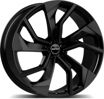 Set of 9.5x21" GMP Italia Rebel Glossy Black
