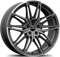 Set of 8.0x19" & 9.0x19 GMP Italia Specter Matt Anthracite Diamond