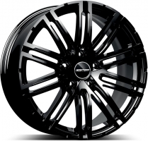 Set of 9.0x21" & 10.0x21 GMP Italia Targa Glossy Black