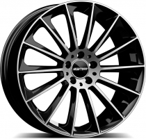 Set of 7.5x17" GMP Italia Stellar Black Diamond
