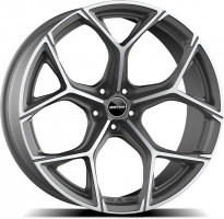 Set of 8.5x19" GMP Italia Ultrivity Matt Anthracite Diamond