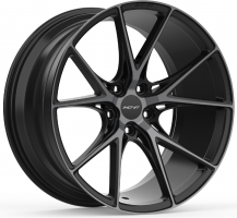 Set of 8.5x20" & 10.0x20 Inovit Speed Satin Black Machined Face Dark Tint