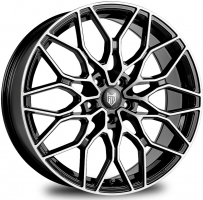 Set of 8.0x19" Fox FX9 Black Polish