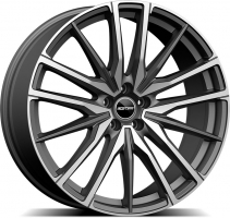 Set of 9.5x22" & 10.5x22 GMP Italia Sparta Matt Anthracite Diamond