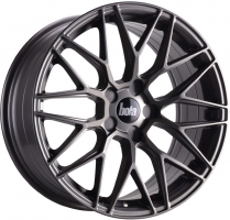 Set of 8.5x19" Bola B17 Matt Gunmetal