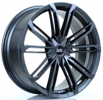 Set of 8.5x20" Bola B23 Gloss Gunmetal