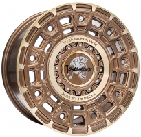 Set of 8.0x17" Tomahawk Yakama Satin Bronze Bronze Tint