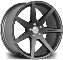 Set of 9.0x20" & 10.5x20 Riviera RV177 Matt Gunmetal