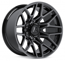 Set of 9.0x20" Hartes Metal Crossbow Satin Black Machined Face Dark Tint Satin Side Milled