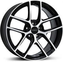 Set of 8.5x20" Romac Diablo Black Polished