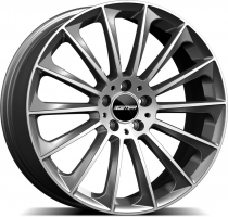 Set of 8.5x19" GMP Italia Stellar Anthracite Diamond
