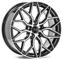 Set of 8.5x19" 1AV ZX12 Gloss Black & Polished