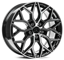 Set of 8.0x18" 1AV ZX12T Gloss Black & Polished