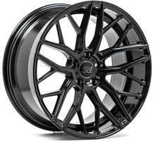 Set of 8.5x20" & 10.0x20 1AV ZX11 Gloss Black