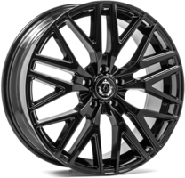 Set of 8.0x19" Axe EX30T Gloss Black