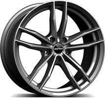 Set of 7.5x17" GMP Italia Swan Glossy Anthracite
