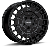 Set of 6.5x16" SuperMetal Rig Matt Black