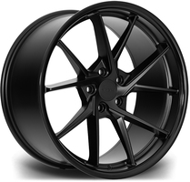 Set of 8.5x20" Riviera RF1 Matt Black Gloss Black Lip