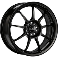 Set of 7.0x17" OZ Racing Alleggerita HLT 5F Gloss Black