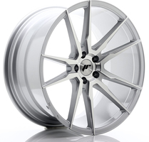 Set of 8.5x20" & 10.0x20" Japan Racing JR21 Silver Machined