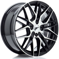 Set of 7.0x16" Japan Racing JR28 Gloss Black Machined Face