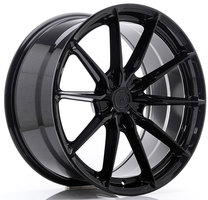Set of 9.0x20" & 10.0x20" Japan Racing JR37 Gloss Black