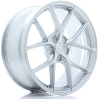Set of 8.0x19" & 9.0x19" Japan Racing SL-01 Silver Machined