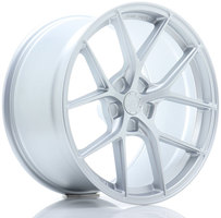 Set of 8.5x19" & 10.5x19" Japan Racing SL-01 Silver Machined