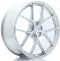 Set of 8.5x20" & 9.0x20" Japan Racing SL-01 Silver Machined