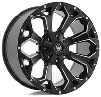 Set of 9.0x20" Spartan SW1 Satin Black & Chamfered