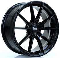 Set of 7.5x17" Bola B19 Gloss Black